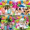 Hawaiian Balloon Arch Kit with 151 Latex Balloons & 4 Foil Balloons